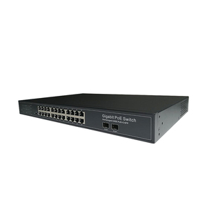 24 cổng <span class=keywords><strong>Gigabit</strong></span> 1U Rack-Mount 4 combo uplink sợi SFP PoE chuyển đổi L2 <span class=keywords><strong>web</strong></span> CLI quản lý chuyển đổi mạng - Product Image 2