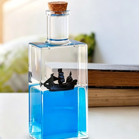 Jouet sensoriel Titanic, presse-papiers à liquide ondulé, décoration de chambre, cadeau pour enfants, ornement de bureau design bouteille à messages