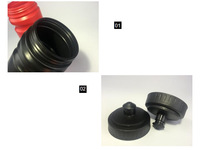 Bouteille d'eau sport pour enfants 500 ml, lot de 4, sans BPA, anti-fuite, avec couvercle mains libres pour l'école et les clubs sportifs