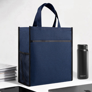 Mercados en Línea Chinos, Bolsos de Mano Elegantes e Impermeables con Cierre, Bolsos de Abogado, Bolsos para Mujer, Maletines para Hombre, Bolsos para Conferencias - Product Image 1