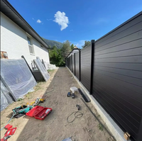 Système de clôture horizontale décorative en aluminium avec fabrication de précision et contrôle qualité