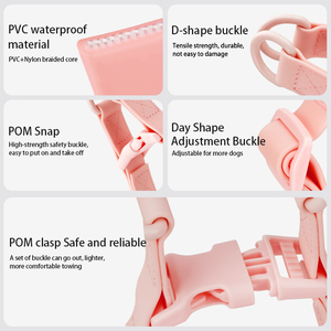 Sunraymascoca tali kustom silikon Harness anjing tahan air PVC karet Harness anjing Step in Dog Harness - Product Image 5