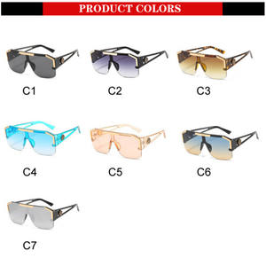 Gafas de sol cuadradas de estilo moderno, lentes de sol cuadradas de gran tamaño con diseño de lujo, 2022 - Product Image 5