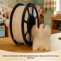 Filament d'imprimante 3D PLA mat 1,75 mm 1 kg en stock, finition mate lisse pour imprimantes FDM et projets créatifs