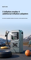 Démarreur de voiture portable 12V avec pompe à air et chargement Type C pour situations d'urgence en extérieur ST9654