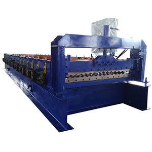 Mini ondulé rouleau formant la machine à cintrer les tôles 990 toit faisant à vendre avec certificat CE BV - Product Image 3