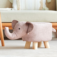 Petit banc créatif pour enfant, tabouret de nain pour enfant, chaise de dessin animé en forme d'animal