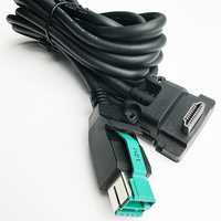 Câble USB HDMI mâle alimenté par 12V pour système POS