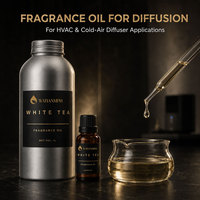 Huile parfumée en gros au thé blanc pour hôtels, longue durée, pour diffuseur de parfum, huile aromatique commerciale pour hall d'hôtel, chambre d'hôtes, spa