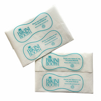 Emballage personnalisé de serviettes hygiéniques en matériau PET de haute qualité et respectueux de l'environnement, impression d'autocollants et d'étiquettes