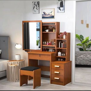 <span class=keywords><strong>Coiffeuse</strong></span> de chambre à coucher minimaliste moderne armoire de <span class=keywords><strong>rangement</strong></span> multifonctionnelle en bois éclairé Internet populaire pour les petites chambres - Product Image 6
