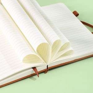 <span class=keywords><strong>Agenda</strong></span> Aziendale di Alta Gamma con Logo in Rilievo, Rilegatura a Cucito, in Pelle PU Incisa, Non Datata, per Regali Aziendali A4/A5/A6 - Product Image 5