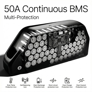 Batería para Bicicleta Eléctrica de 60V 20.8Ah, Celdas de 5200mAh y BMS Inteligente de 50A, Puerto XT60, Cargador de 3A Incluido, Batería de 60v, Envío desde Almacén Británico - Product Image 3