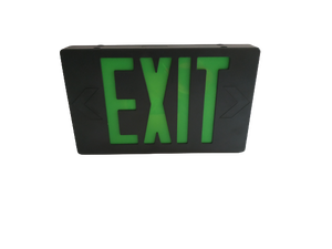 Alta calidad 120V 277V Mercado americano Carcasa negra Señal de salida de emergencia Luz LED - Product Image 3