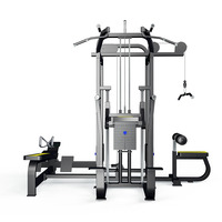 Machine d'exercice commerciale, équipement de fitness multifonctionnel, machine de musculation à trois stations