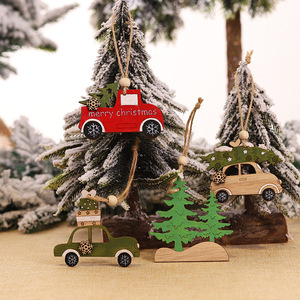 YQ-1211 Ornements de Noël <span class=keywords><strong>en</strong></span> <span class=keywords><strong>bois</strong></span> pour chien, décorations suspendues pour <span class=keywords><strong>arbre</strong></span>, petits chiens, animaux de compagnie - Product Image 5