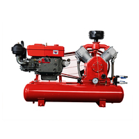 Compresseur d'air à piston portable 2V-4.0/7 Compresseur minier diesel 25KW Compresseur d'air industriel à piston à 2 cylindres