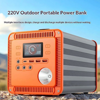 Station d'alimentation extérieure 300W 225Wh avec batterie au lithium pour voiture/solaire/énergie AC, stockage d'énergie portable grande capacité pour le camping et la maison