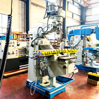 Fraiseuse à tourelle verticale Hua Hai 5H(X6332) à tête rotative, cône de broche NT40, 220V/380V, usage moyen, haute précision, faible coût