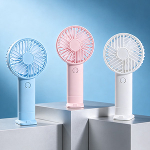 Portable Handheld Rechargeable <b>Fan</b> With <b>Stand</b> 5W DC Motor Up To 8H Runtime For Outdoor Camping And Daily Use - Product Image 3