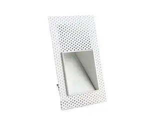 Recesso moldura-less escada luz Trimless ao ar livre IP65 sensor do corpo à prova d'água para parede pé lâmpada LED escada passo luz