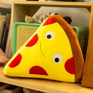Coussin en peluche amusant Frites et Burger, Grande <span class=keywords><strong>Pizza</strong></span>, Poupée d'aide au sommeil, Cadeau d'anniversaire pour enfants - Product Image 3