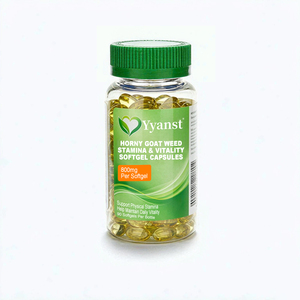 Complément Énergisant Masculin : Extrait de Horny Goat Weed en Gélules Molles 800mg, 90 unités – Soutient la Force Physique, la Vitalité et le Mode de Vie Quotidien – Vente en Gros, OEM - Product Image 1