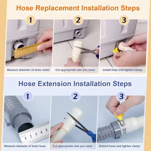 Tuyau de vidange flexible en PVC pour machine à laver, nouvelle arrivée, vente en gros - Product Image 3