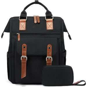 Free Sample Durable Waterproof Laptop <b>Backpack</b> Genuine Leather USB Charging Port Business Style <b>for</b> <b>University</b> Students Large - Product Image 1