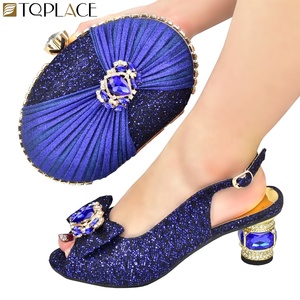 Prezzo all'ingrosso <span class=keywords><strong>scarpe</strong></span> Color oliva e borse abbinate Clutch Set <span class=keywords><strong>scarpe</strong></span> africane e sandali <span class=keywords><strong>per</strong></span> <span class=keywords><strong>la</strong></span> festa serale - Product Image 3