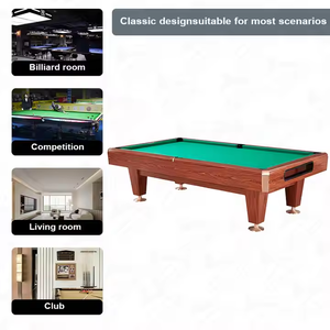 Tables de <span class=keywords><strong>billard</strong></span> de tournoi durables, directement de l'usine, à vendre à bas prix, style américain, table de <span class=keywords><strong>billard</strong></span> en bois massif avec coussin - Product Image 2