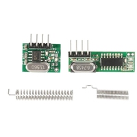 Module récepteur et émetteur RF superhétérodyne 433 MHz, télécommandes 433 MHz pour Arduino Uno, module sans fil, kits de bricolage