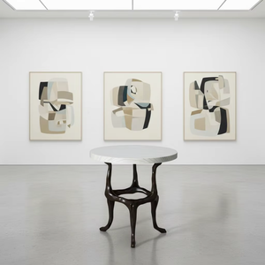 Tavolino da Caffè Moderno Minimalista in Legno Massello Organico per Angolo Lettura in Libreria Vintage e Sala Prova di Marca di Design - Product Image 3