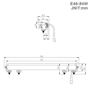 Super Bright 12V 24V Voiture Led Light Bar 14/<span class=keywords><strong>20</strong></span> Pouces Camion 4x4 4WD ATV Led Bar Light pour Wrang/<span class=keywords><strong>ler</strong></span> - Product Image 2