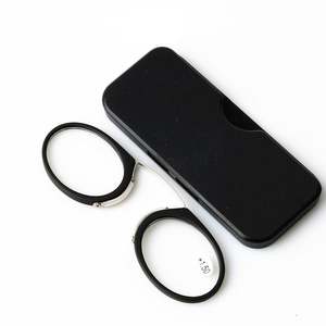 Gafas de Lectura Redondas Portátiles Unisex de Moda 2025 con Estuche, Clip para Teléfono, Mini Clip para la Nariz - Product Image 1