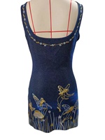 Nouveau Halter Type Confortable Mode Casual Jupe Imprimer Sun Dress