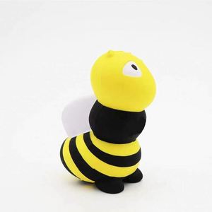 Pu Foam Stress Imprint Logo Bee Shaped Soft Squeezable Relief Toys for Promotion - Product Image 4