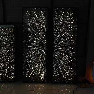 Vitrine en verre Abyss illuminée par LED intelligente, luxe, installation facile, miroir, présentoirs, rangement, tunnel miroir, armoire - Product Image 3