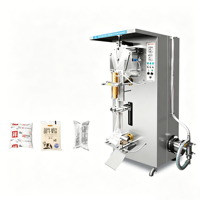 Vollautomatische Vertikale Form-Füll-Verschließ-Flüssigkeitsverpackungsmaschine für Wasser, Saft, Milch, Bier, Kaffee, Getränke, Sojasoße