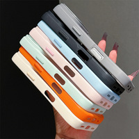 Coque transparente pour iPhone 17 Pro Max avec béquille intégrée pour objectif, protection antichoc avec cadre doux pour la peau