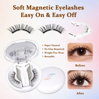 Applicateur de cils magnétiques doux pour débutants, réutilisable, application facile pour les premiers utilisateurs, courbure CC, enregistré CPNP