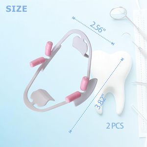Écarteur de joue dentaire 3D élastique pratique, écarteur buccal intra-oral, ouvre-bouche pour accessoires dentaires, 2 pièces (S) - Product Image 2