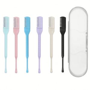 Tondeuse à poils de nez double embout avec cure-oreille, outil de beauté manuel sûr pour le nettoyage du nez, vente en gros transfrontalière - Product Image 5