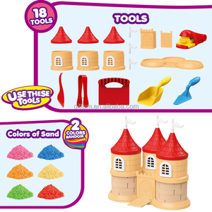 3D, <span class=keywords><strong>castello</strong></span> <span class=keywords><strong>di</strong></span> <span class=keywords><strong>sabbia</strong></span> magica, 750g, giocattolo educativo, giocattolo, per bambini - Product Image 3