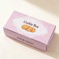 Scatole per Biscotti all'Ingrosso con Finestra, in Carta per Alimenti, per Pasticceria, con Inchiostro di Soia