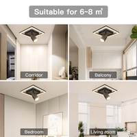 Spot de plafond GU10 personnalisable, design moderne et minimaliste, cadre noir, panneau lumineux 13W, spot 5W, 4000K, pour salon, chambre à coucher