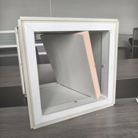 Panneau en mousse phénolique à double face en aluminium, forme rectangulaire, longue durée de vie, durable, plaque de conduit d'air HVAC pour usage hospitalier