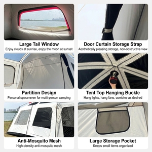 Tenda da Campeggio Personalizzata per 6-8 Persone, Grande, Pieghevole, Impermeabile, in Rete Oxford, per Escursioni, Viaggi, Famiglia, Spiaggia, Giardino, <span class=keywords><strong>Glamping</strong></span> - Product Image 2