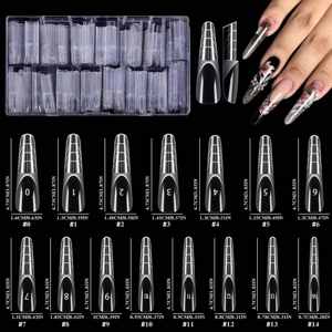 Moldes <span class=keywords><strong>de</strong></span> <span class=keywords><strong>Uñas</strong></span> Duales con Escalonamiento para Salón, <span class=keywords><strong>de</strong></span> Extensión Rápida, con Logotipo Privado OEM, para <span class=keywords><strong>Uñas</strong></span> <span class=keywords><strong>Francesas</strong></span>, Rusas, Almendradas y Stiletto - Product Image 3