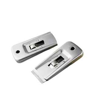 Raspador de Metal de Acero Inoxidable <span class=keywords><strong>Easyway</strong></span>, Herramienta de Limpieza de Pegamento para Ventanas de Vidrio con Cuchilla Duradera, OEM Industrial para Bricolaje - Product Image 4